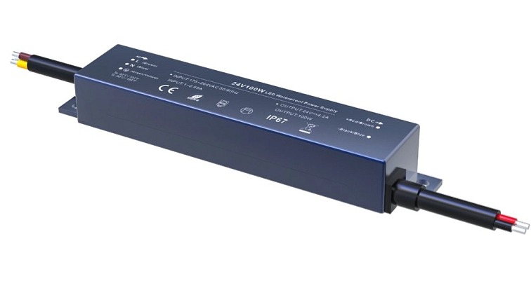 LED napájací zdroj 100W, 24V, IP67 - MINI