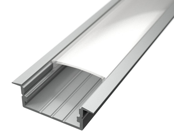 LED lišta zapustená S3 strieborná