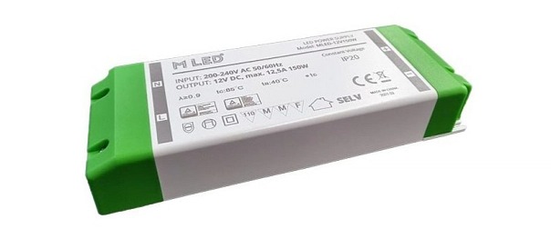 LED napájací zdroj 150W, 12V - nábytkový
