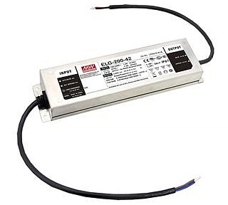 LED napájací zdroj 192W, 12V, PFC IP67 - Vodeodolný MEAN-WELL