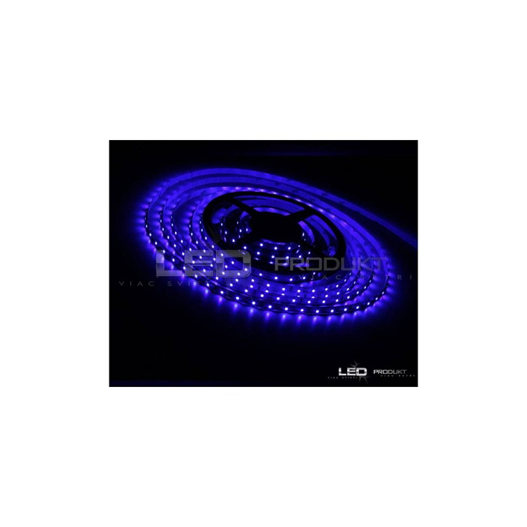 LED pásik 60LED/m SMD2835 4,8W/m modrý, IP20 12V
