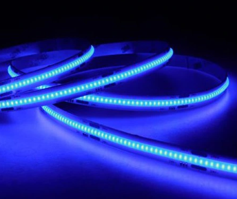 LED pásik 480LED/m COB 10W/m modrá IP20 12V