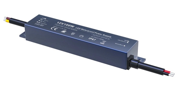 LED napájací zdroj 100W, 12V, IP67 - MINI