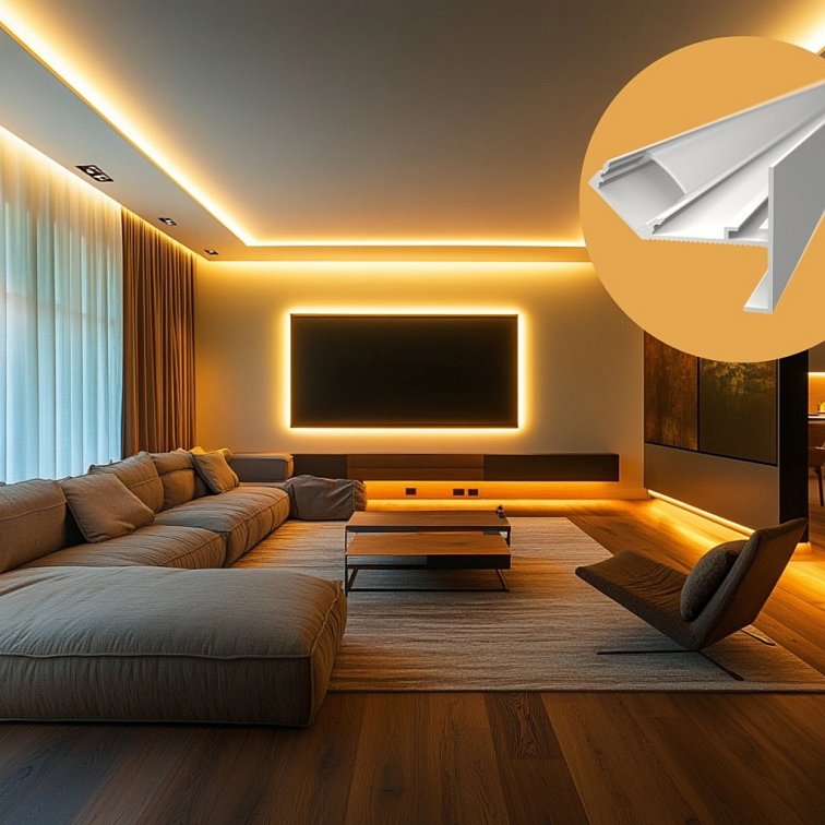 LED lišta CEIL-EDGE bílá