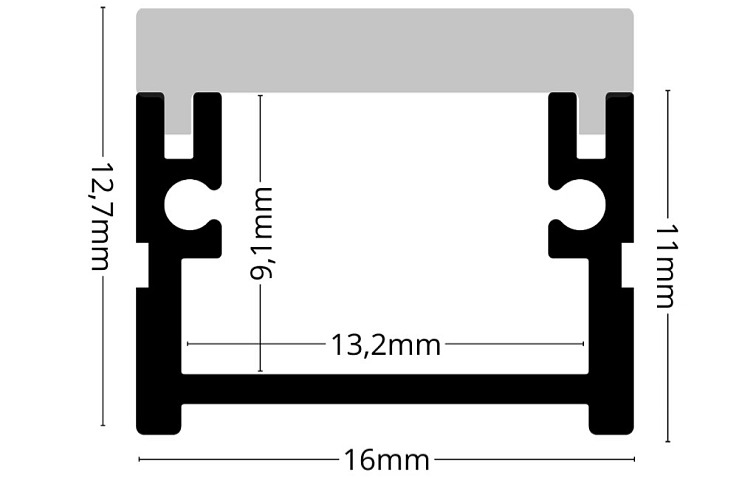 LED lišta podlahová FLOOR6