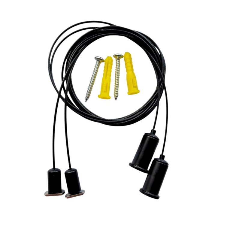 Závesné lanká - čierne (2ks, 1,5m)