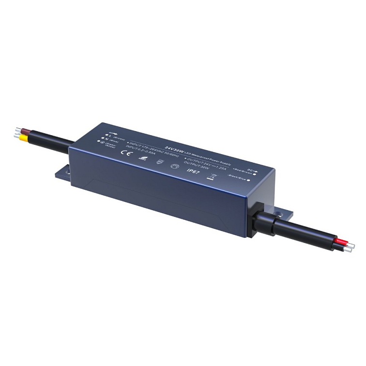 LED napájací zdroj 30W, 24V, IP67 - MINI