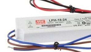 LED napájací zdroj 18W, 24V, IP67 - Vodeodolný MEAN-WELL