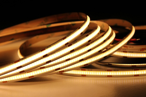 LED pásik 480LED/m COB 10W/m teplá biela IP20 12V