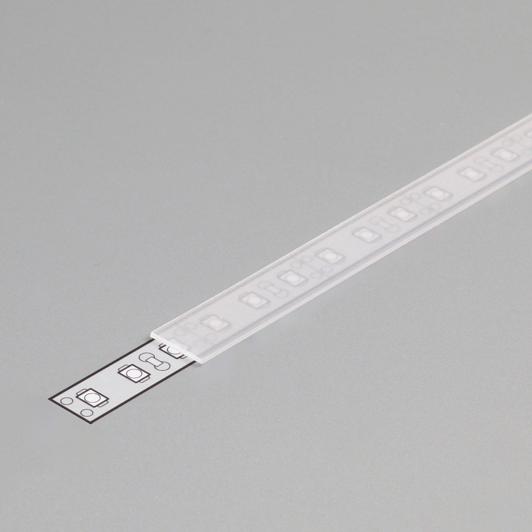 LED lišta SCHODOVÁ - PODOBKLADOVÁ strieborná