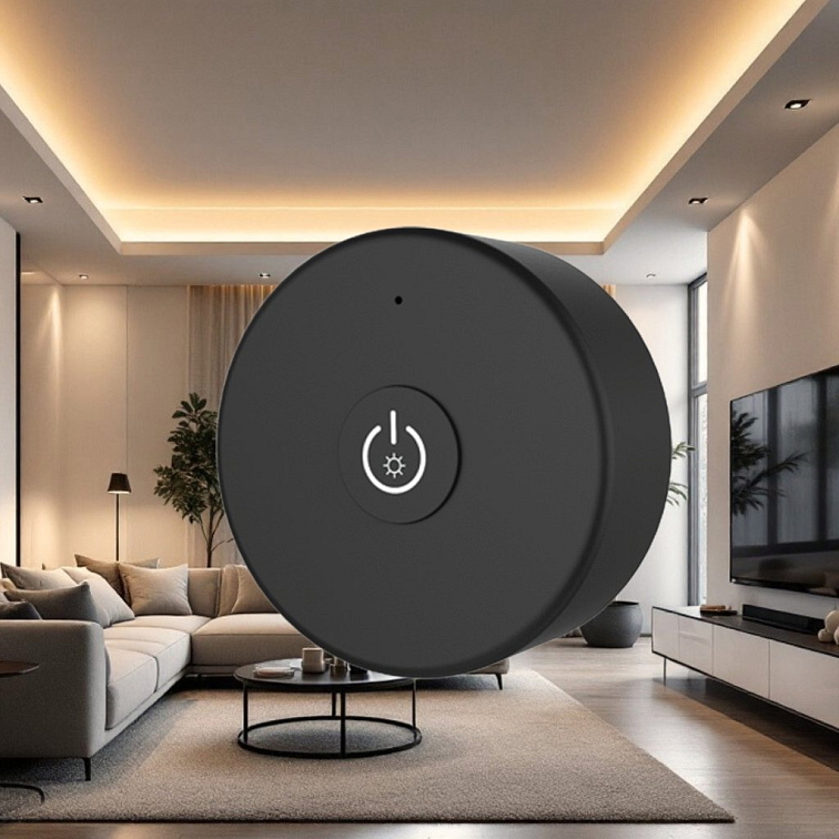 LED ovládač RF12 mini čierny