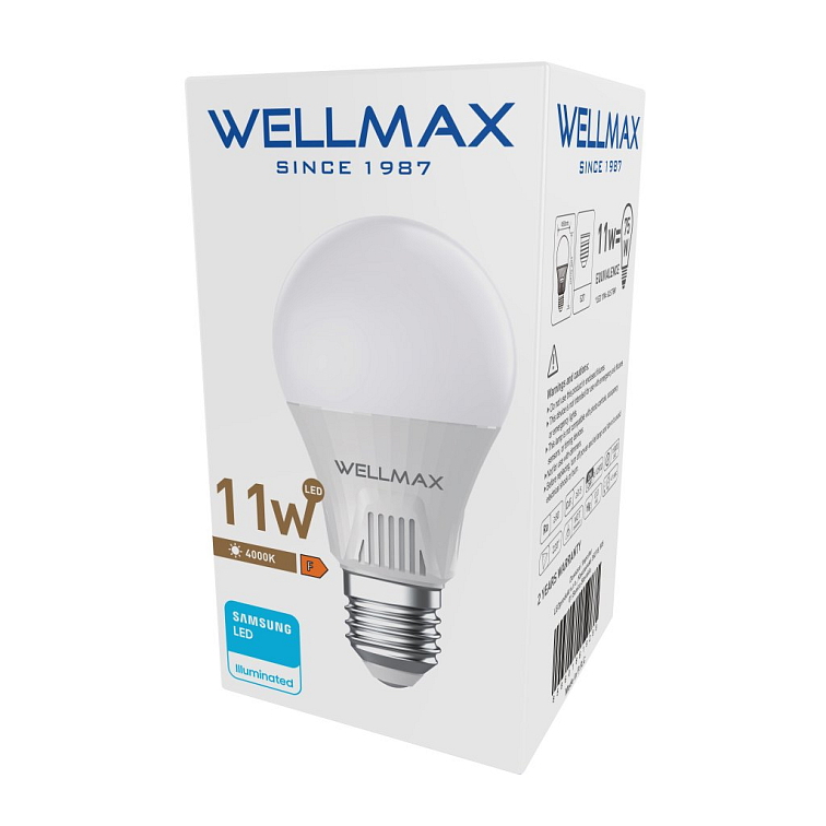LED žiarovka Wellmax E27 11W neutrálna biela