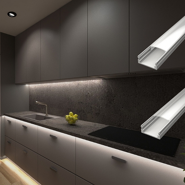 LED lišta povrchová - SIMPLE biela