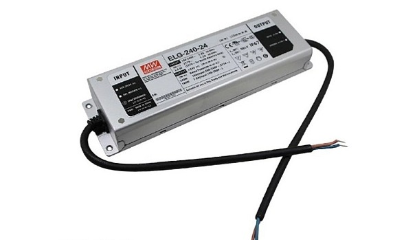 LED napájací zdroj 240W, 24V, PFC IP65 - Vodeodolný MEAN-WELL