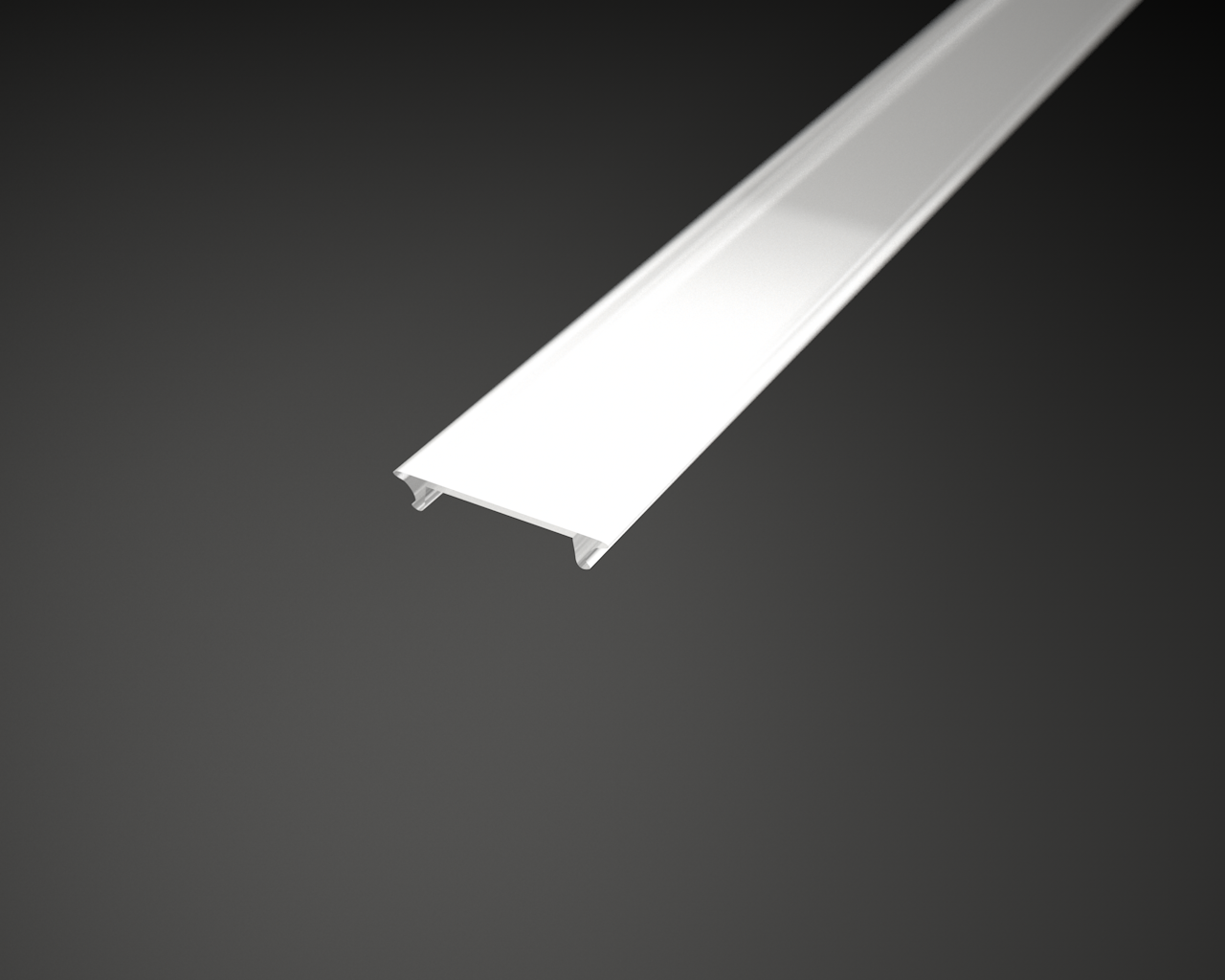 LED lišta povrchová S10 čierna