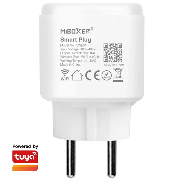 WIFI SMART zásuvka 16A so štatistikou spotreby