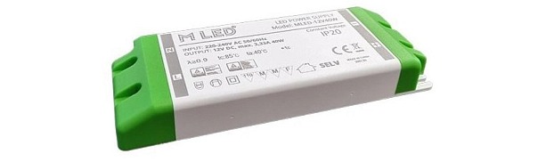 LED napájací zdroj 40W, 12V - nábytkový