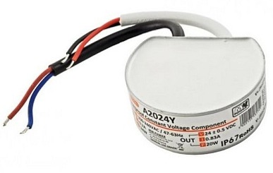 Zdroj 20W, 24V, IP67 Vodeodolný (do krabice)