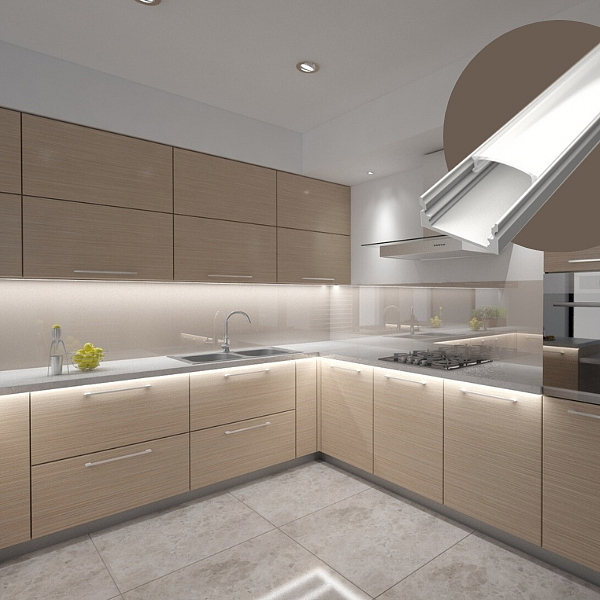 LED lišta povrchová - SIMPLE biela