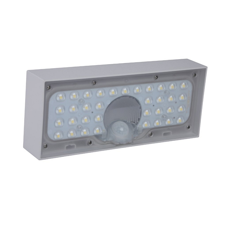 LED solárne svietidlo Brick - biele 900lm