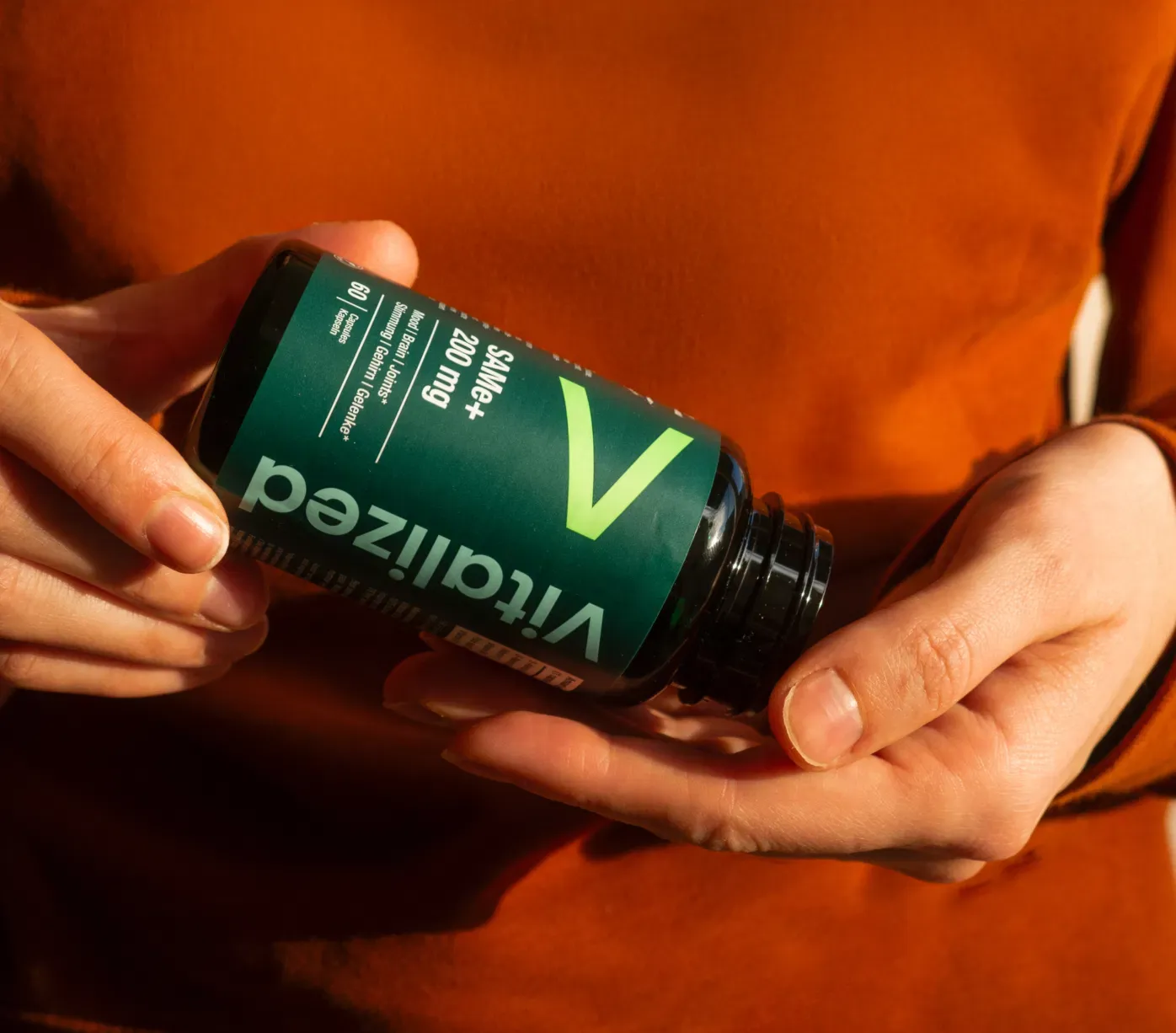 Vitalized SAMe+, 200 mg, 60 rastlinných kapsúl
