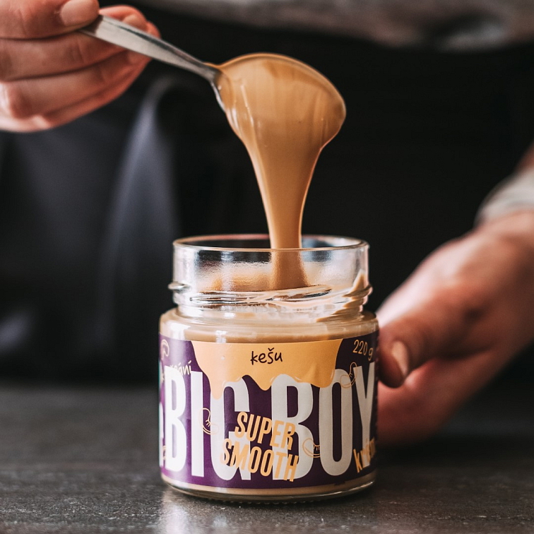 BIG BOY Masło nerkowcowe super smooth, 220 g