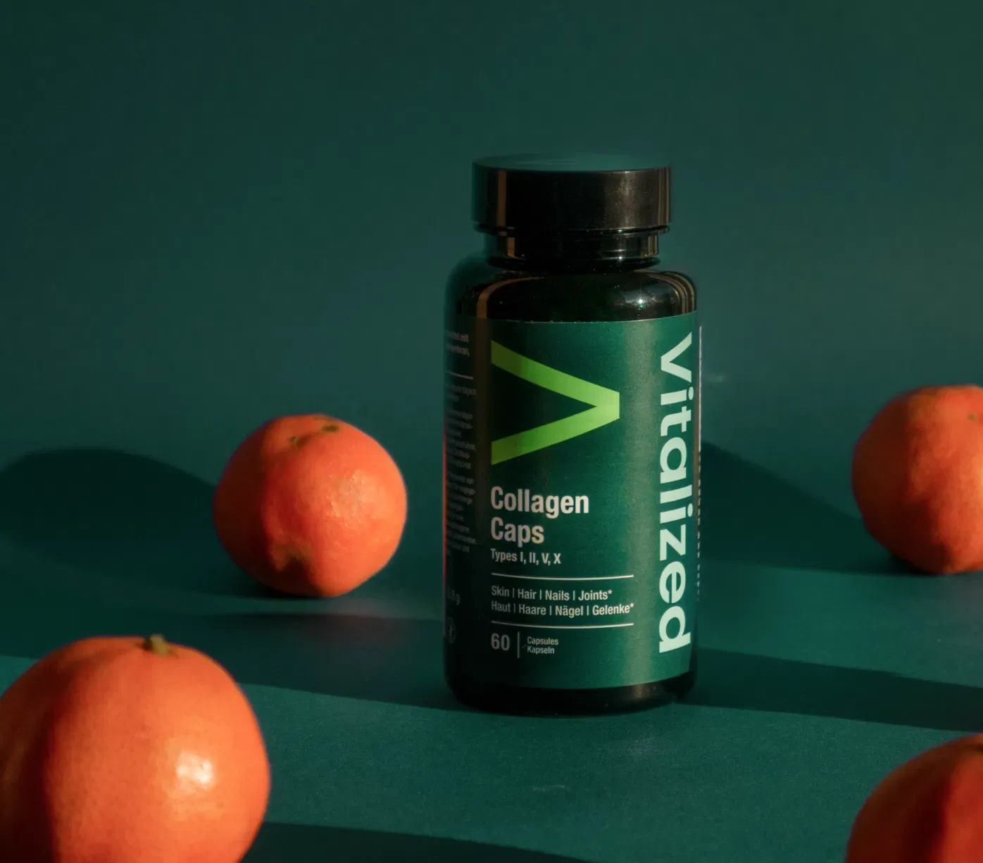 Vitalized Collagen Caps, Kolagén, 60 rastlinných kapsúl
