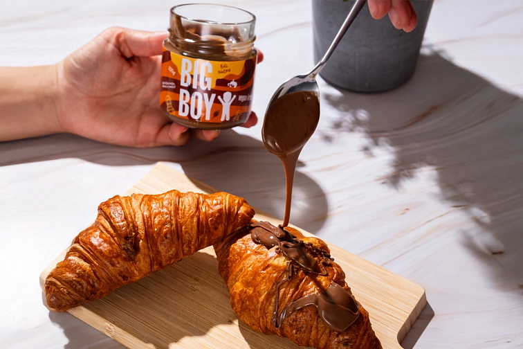 BIG BOY Big Nutka - Arašídový krém s kakaem, 220 g