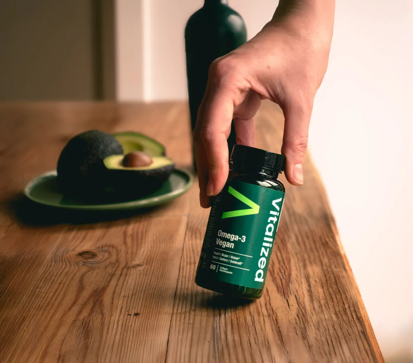 Vitalized Omega-3 Vegan, 750 mg, 60 softgelových kapsúl