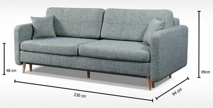 Rozkládací pohovka Prince - béžová