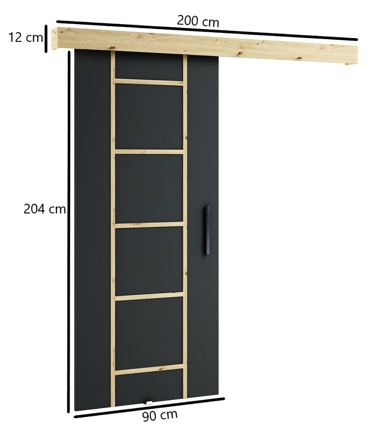 Posuvné dveře London VI - 90 cm