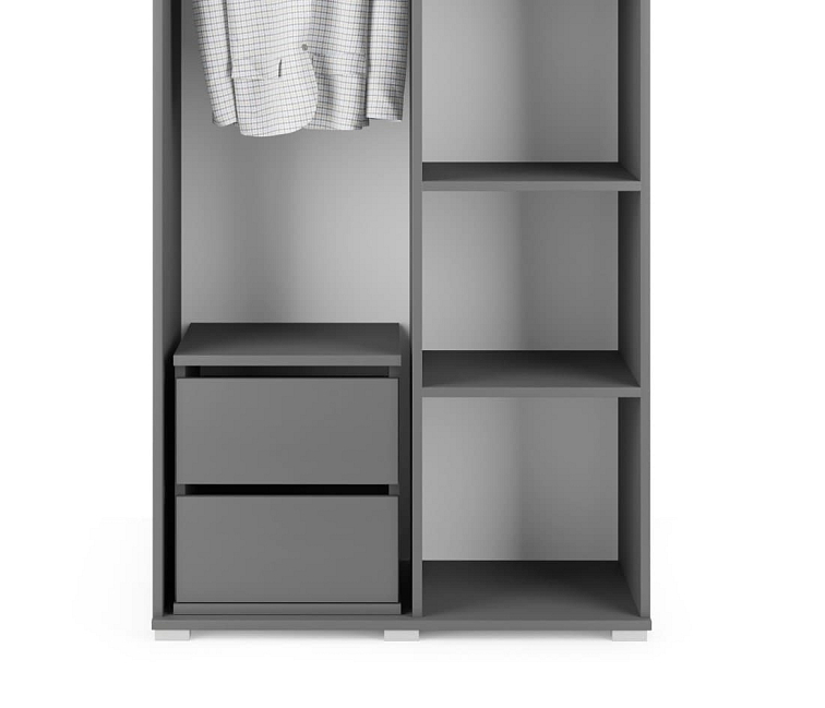 Předsíňová stěna Emi 11 - grafit