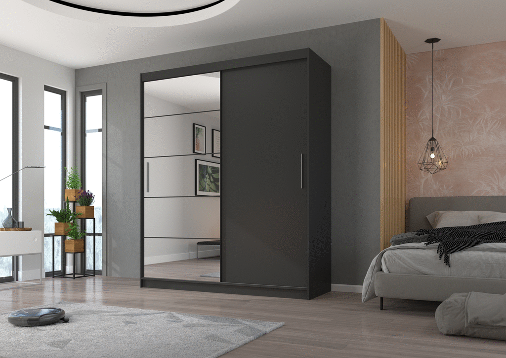 Šatní skříň s posuvnými dveřmi Esti - 180 cm