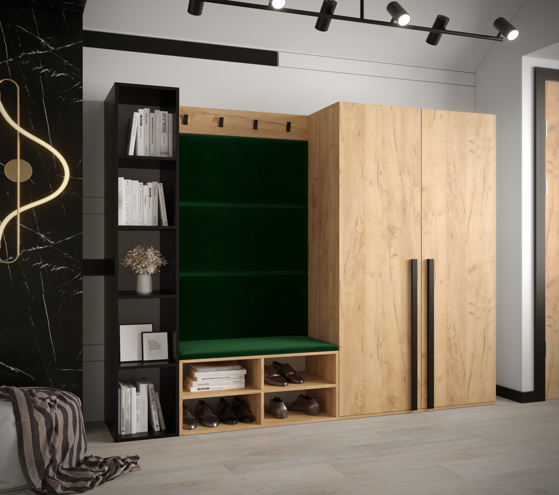 Předsíňová stěna Miro 4 - dub Craft