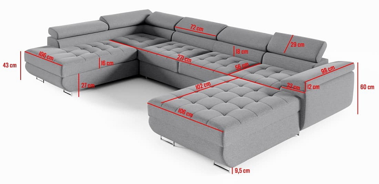 Sedací souprava do U Monza - Kronos 27