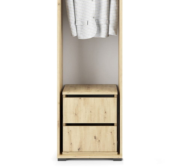 Předsíňová stěna Emi 29 - dub/černá