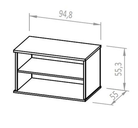 Nástavec Omega 2D - masiv buk