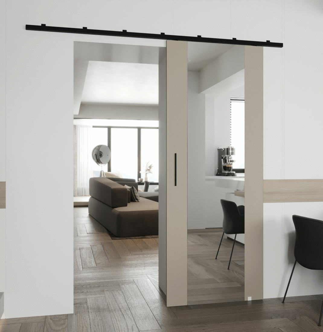 Posuvné dveře se zrcadlem Zonda II - 70 cm