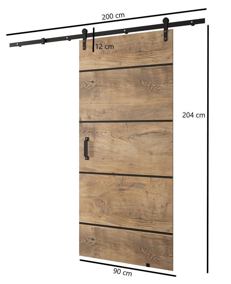 Posuvné dveře Loftiko IV - 90 cm