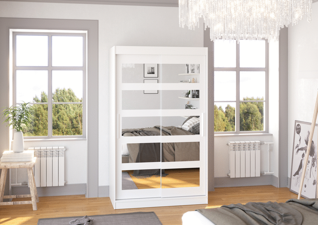 Šatní skříň s posuvnými dveřmi Murani - 120 cm