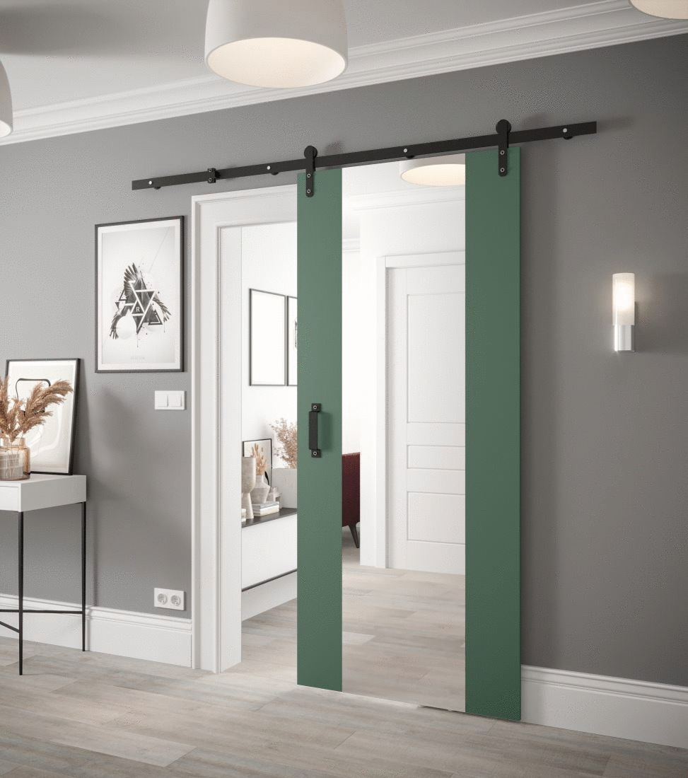 Posuvné dveře se zrcadlem Loftiko II - 90 cm