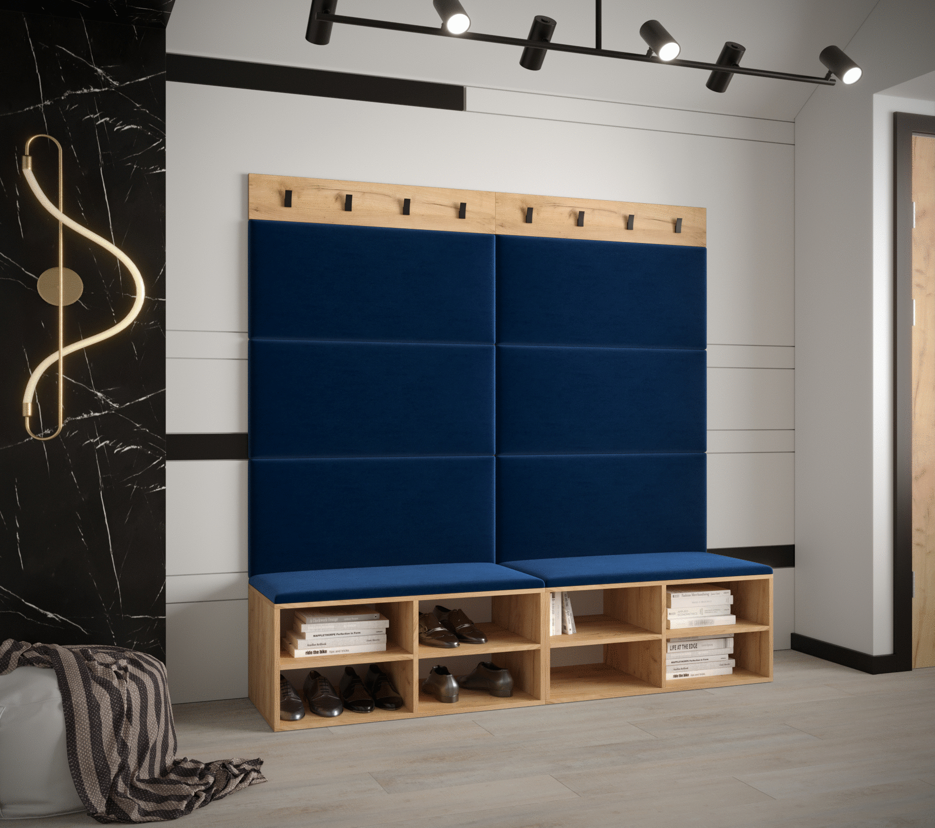 Předsíňová stěna Miro 7 - dub Craft