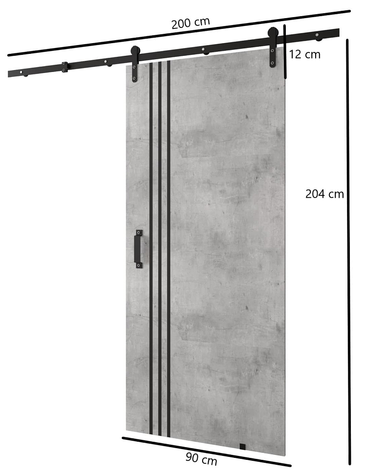 Posuvné dveře Loftiko VI - 90 cm