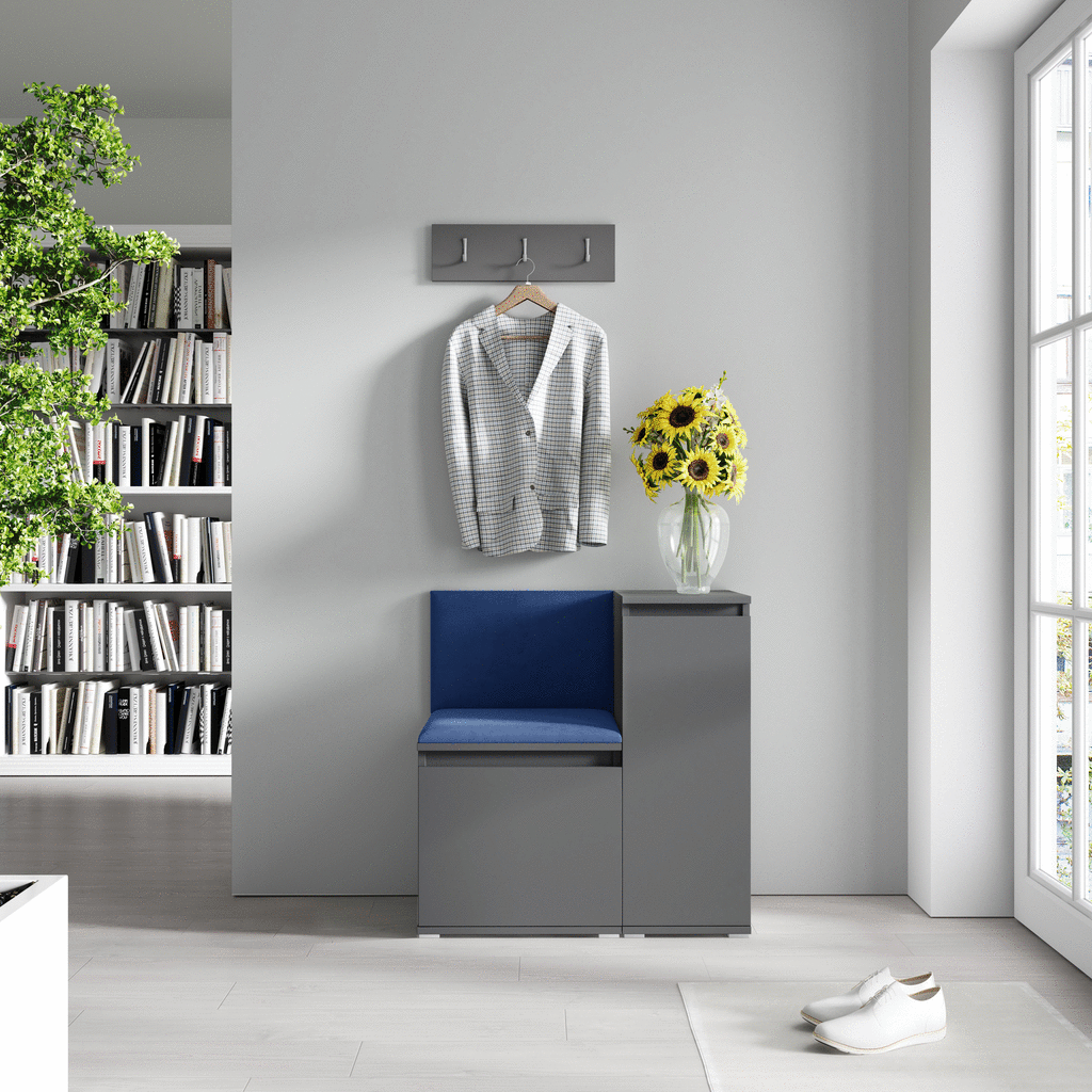 Předsíňová stěna Emi 30 - grafit