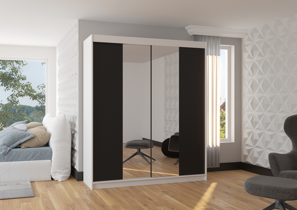 Šatní skříň s posuvnými dveřmi Balance - 180 cm