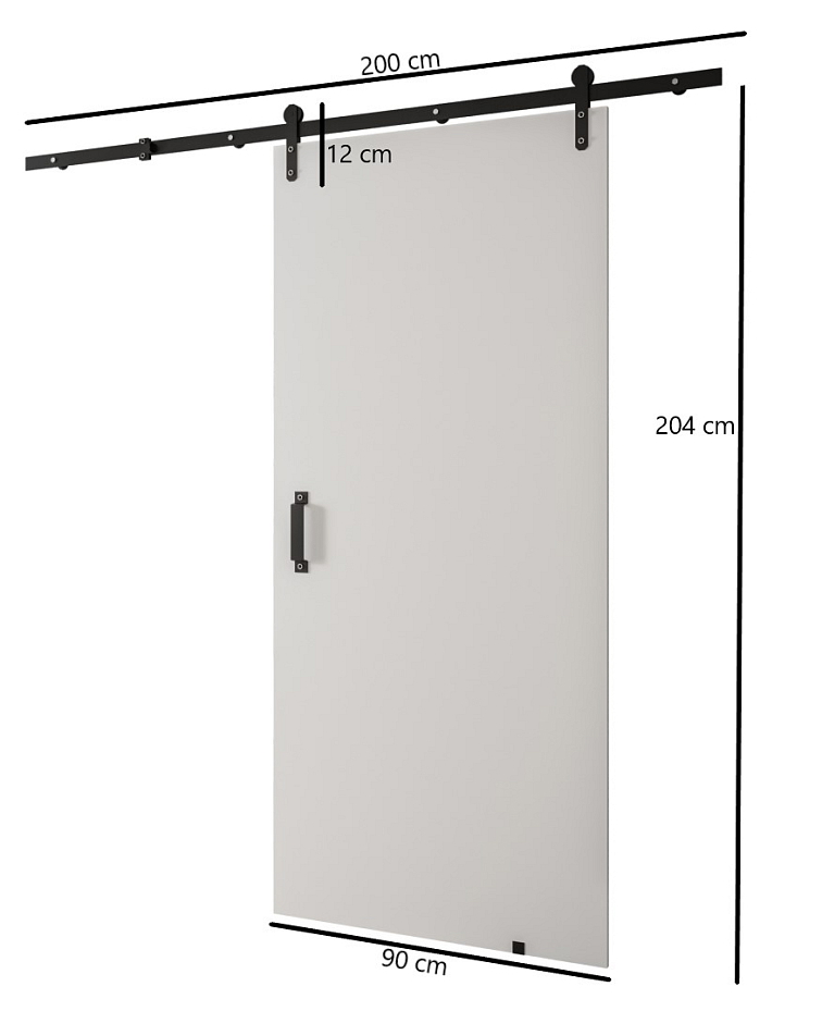 Posuvné dveře Loftiko I - 90 cm