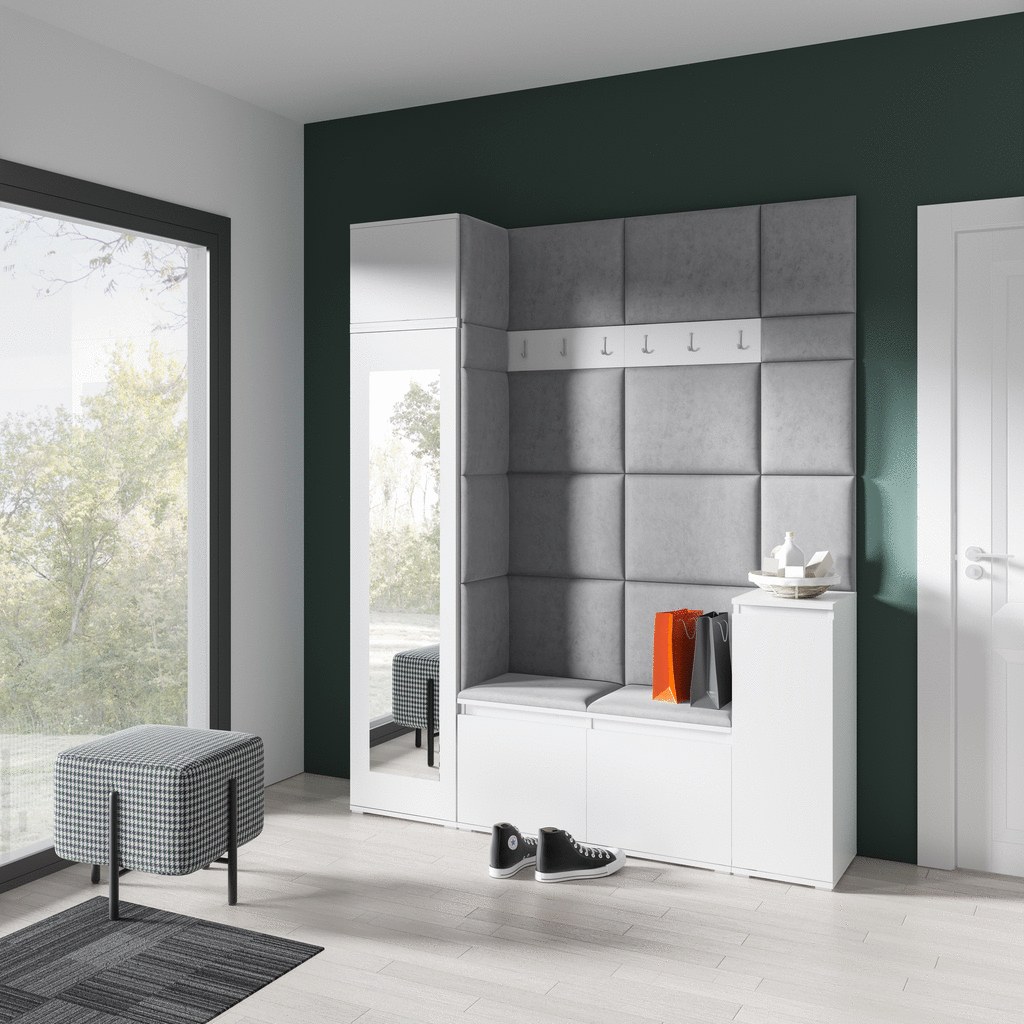 Předsíňová stěna Emi 29 - bílá