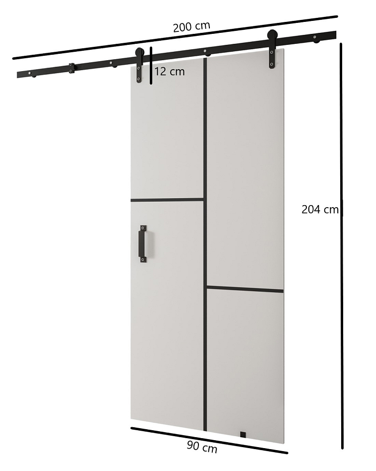 Posuvné dveře Loftiko VII - 90 cm