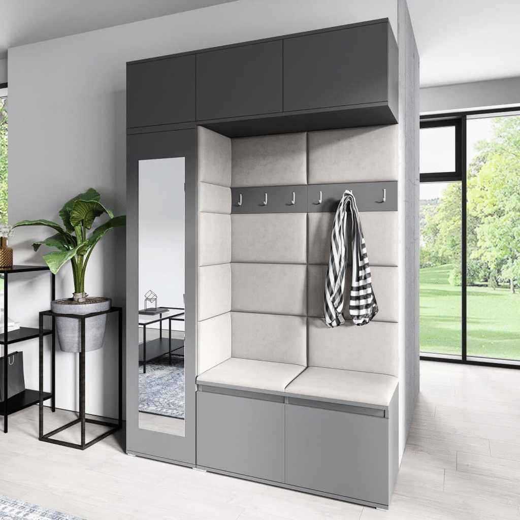 Předsíňová stěna Emi 21 - grafit