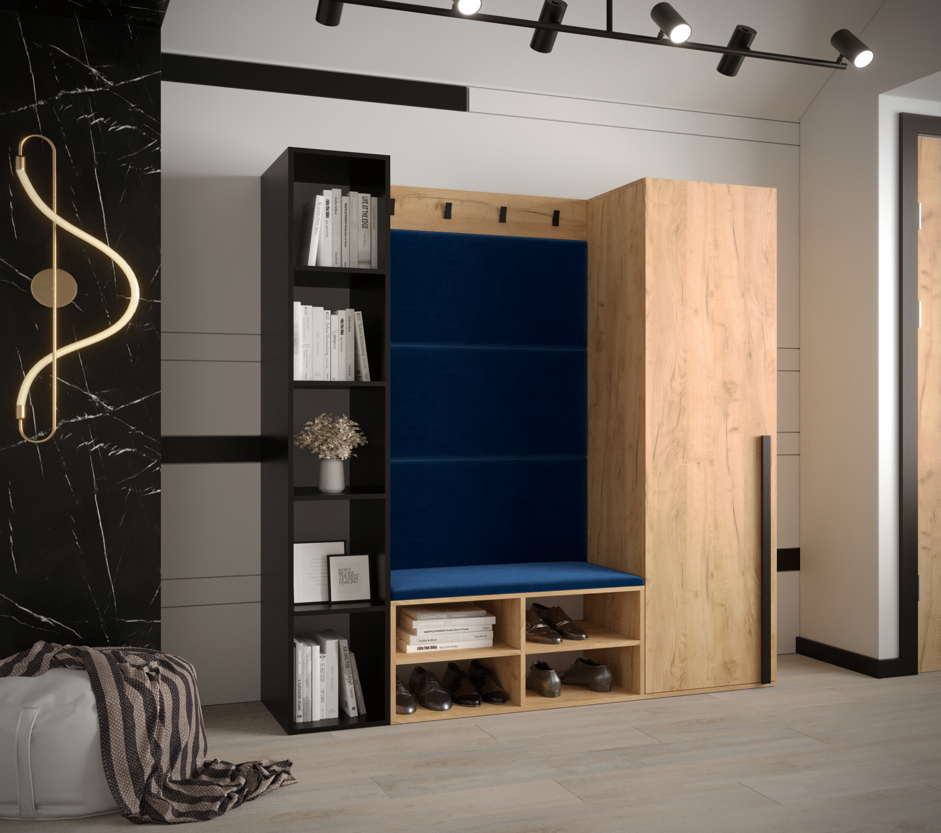 Předsíňová stěna Miro 3 - dub Craft